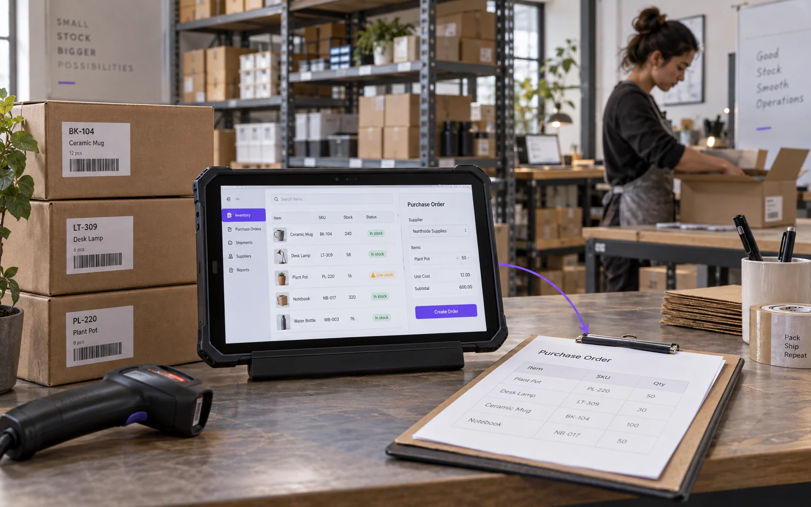 ERP 系統開發與整合 — 訂單、庫存與營運
